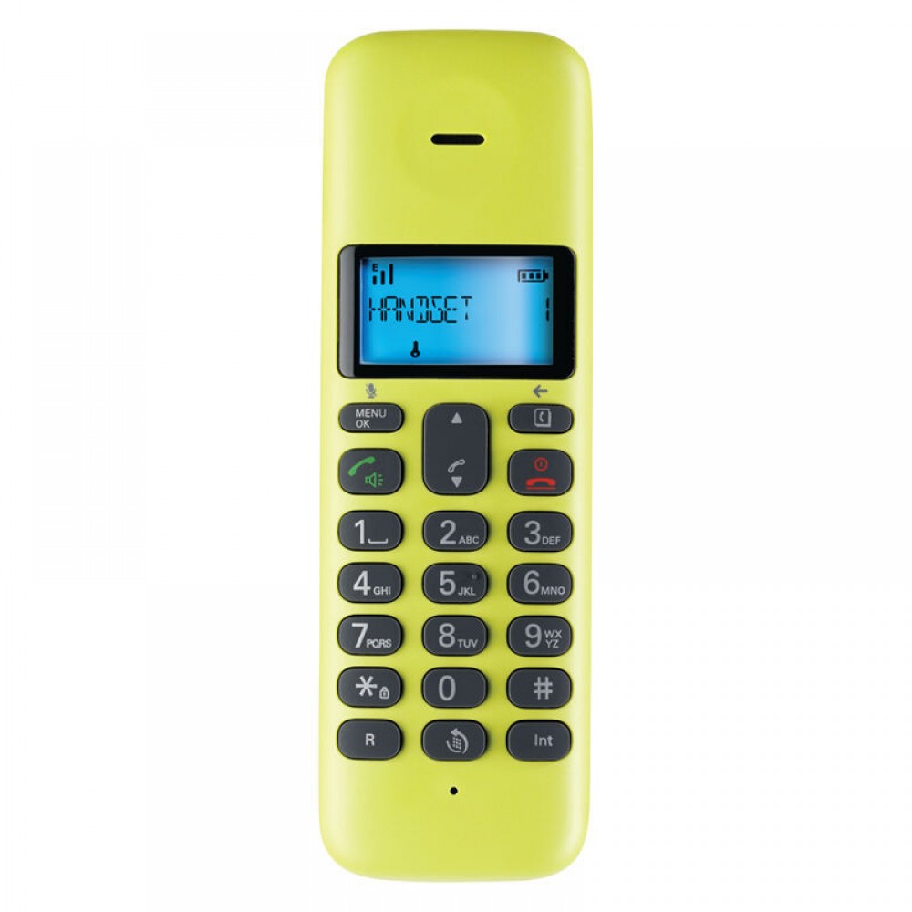 Motorola T301 Lime Lemon (Ελληνικό Μενού) Ασύρματο τηλέφωνο με ανοιχτή ακρόαση - T301 LEMON LIME Motorola T301 Lime Lemon (Ελληνικό Μενού) Ασύρματο τηλέφωνο με ανοιχτή ακρόαση - T301 LEMON LIME