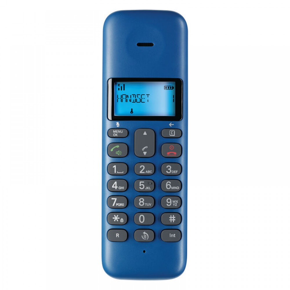Motorola T301 Royal Blue (Ελληνικό Μενού) Ασύρματο τηλέφωνο με ανοιχτή ακρόαση - T301 ROYAL BLUE Motorola T301 Royal Blue (Ελληνικό Μενού) Ασύρματο τηλέφωνο με ανοιχτή ακρόαση - T301 ROYAL BLUE