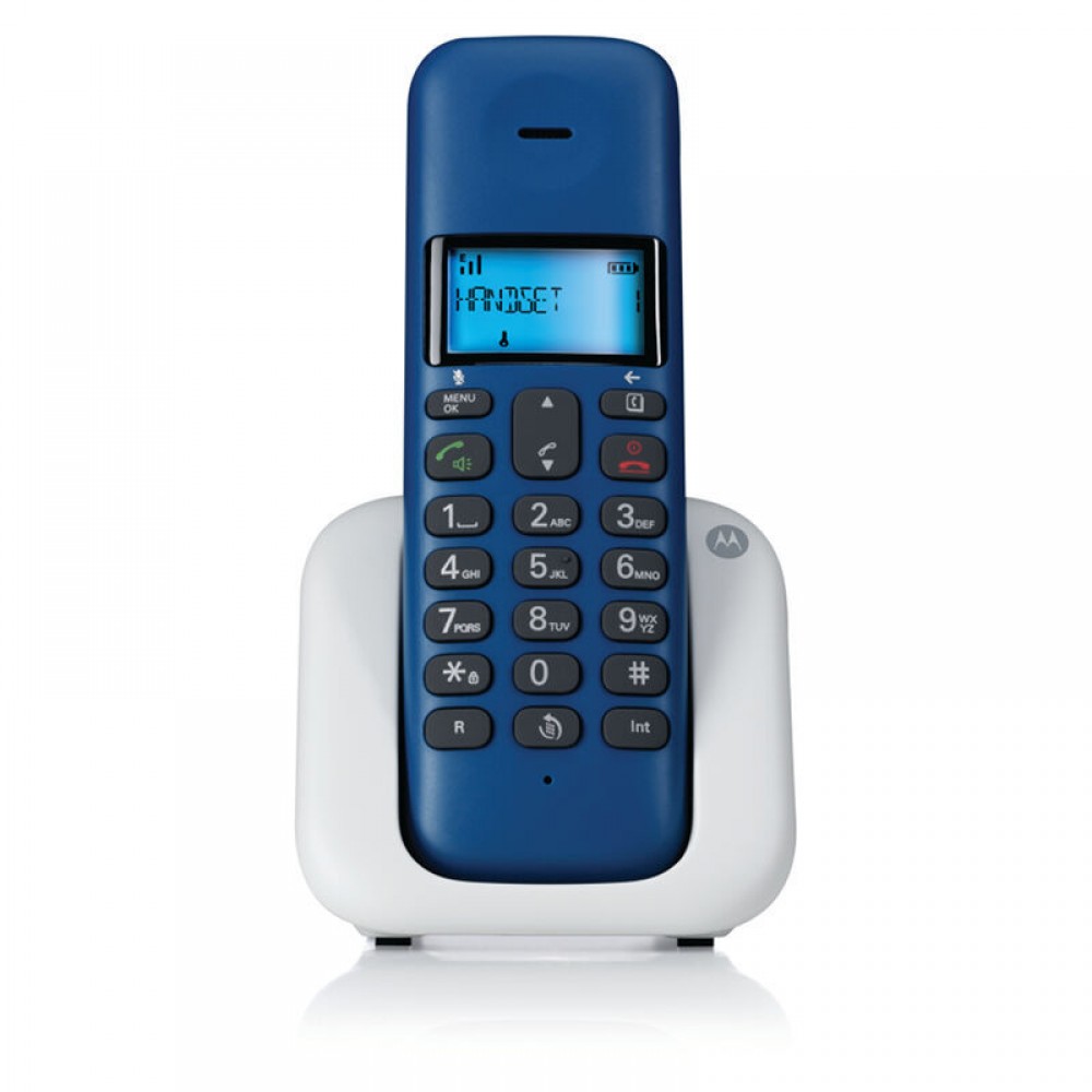 Motorola T301 Royal Blue (Ελληνικό Μενού) Ασύρματο τηλέφωνο με ανοιχτή ακρόαση - T301 ROYAL BLUE Motorola T301 Royal Blue (Ελληνικό Μενού) Ασύρματο τηλέφωνο με ανοιχτή ακρόαση - T301 ROYAL BLUE