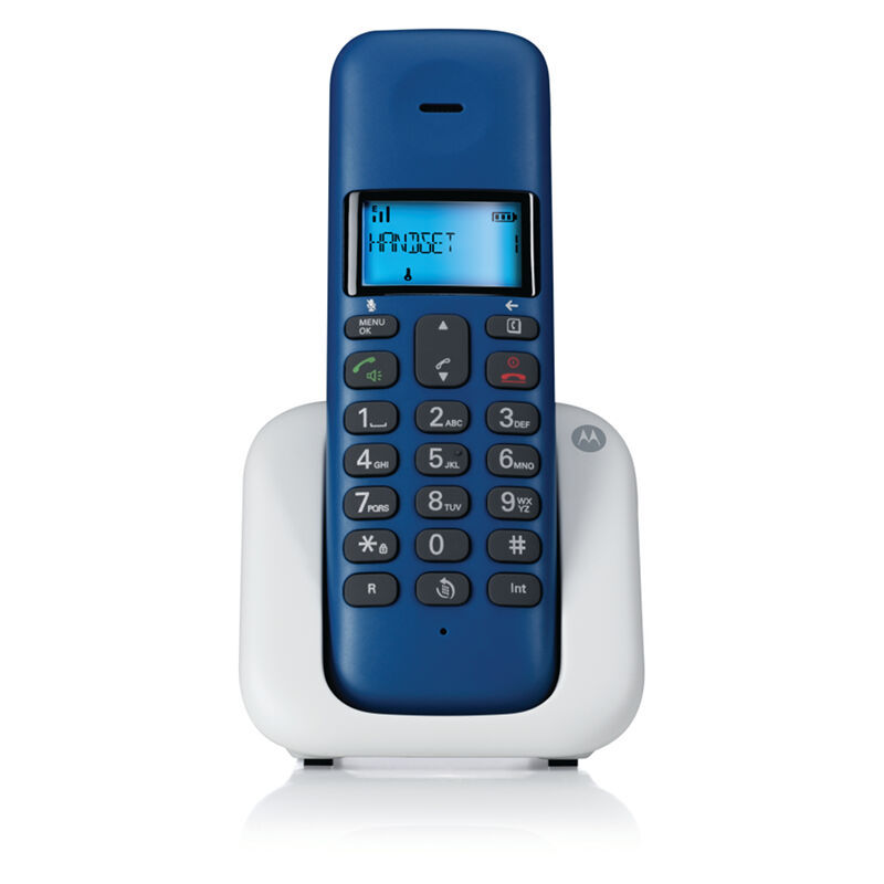 Motorola T301 Royal Blue  (Ελληνικό Μενού) Ασύρματο τηλέφωνο με ανοιχτή ακρόαση