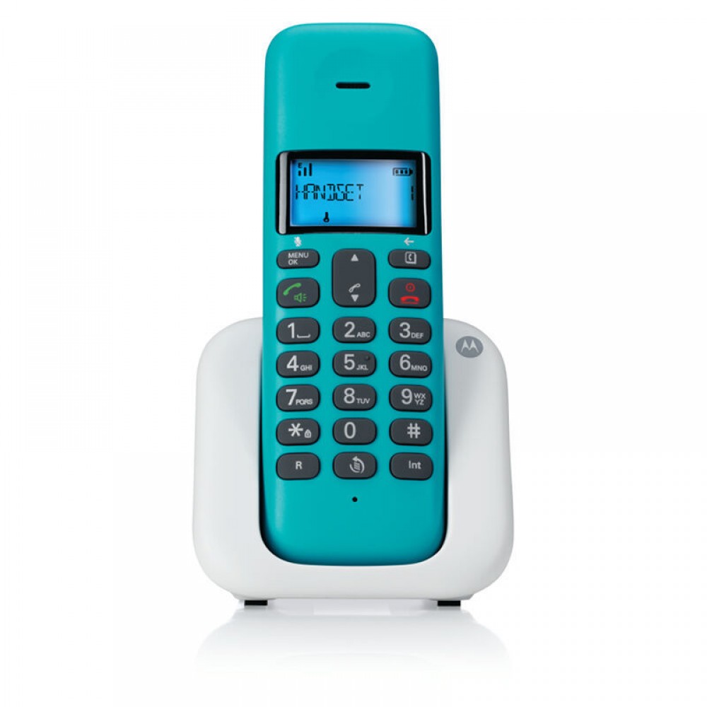 Motorola T301 Turquoise (Ελληνικό Μενού) Ασύρματο τηλέφωνο με ανοιχτή ακρόαση - T301 TURQUOISE Motorola T301 Turquoise (Ελληνικό Μενού) Ασύρματο τηλέφωνο με ανοιχτή ακρόαση - T301 TURQUOISE