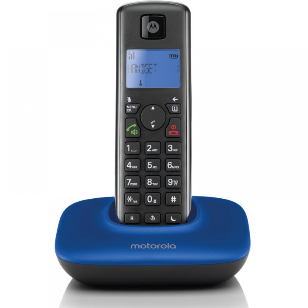 Motorola T401+ Blue (Ελληνικό Μενού) Ασύρματο τηλέφωνο με φραγή αριθμών, ανοιχτή ακρόαση και Do Not Disturb - T401+ BLUE Motorola T401+ Blue (Ελληνικό Μενού) Ασύρματο τηλέφωνο με φραγή αριθμών, ανοιχτή ακρόαση και Do Not Disturb - T401+ BLUE