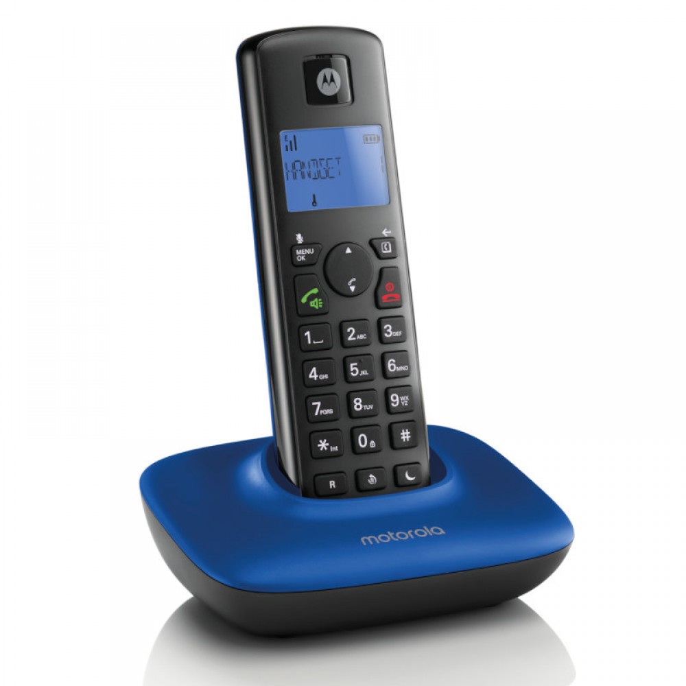 Motorola T401+ Blue (Ελληνικό Μενού) Ασύρματο τηλέφωνο με φραγή αριθμών, ανοιχτή ακρόαση και Do Not Disturb - T401+ BLUE Motorola T401+ Blue (Ελληνικό Μενού) Ασύρματο τηλέφωνο με φραγή αριθμών, ανοιχτή ακρόαση και Do Not Disturb - T401+ BLUE