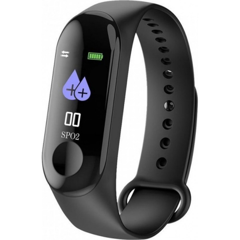 Health Bracelet M3 Μαύρο - 5349 Health Bracelet M3 Μαύρο - 5349