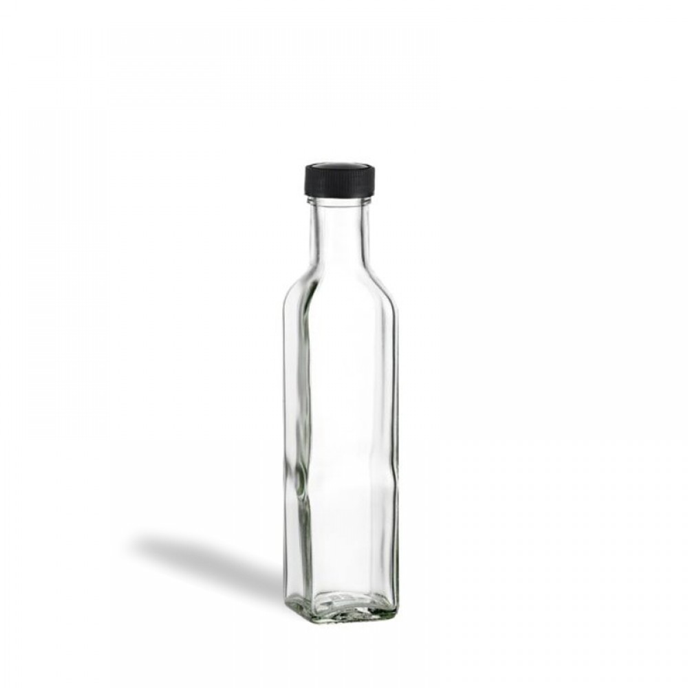 ΦΙΑΛΗ ΓΥΑΛΙΝΗ ΜΑΡΑΣΚΑ ΤΕΤΡΑΓΩΝΗ ΜΕ ΠΩΜΑ 0100ml ΦΙΑΛΗ ΓΥΑΛΙΝΗ ΜΑΡΑΣΚΑ ΤΕΤΡΑΓΩΝΗ ΜΕ ΠΩΜΑ 0100ml