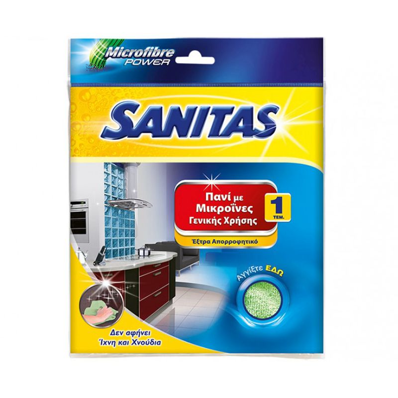 SANITAS ΠΑΝΙ ΜΕ ΜΙΚΡΟΪΝΕΣ ΓΕΝΙΚΗΣ ΧΡΗΣΗΣ (T)