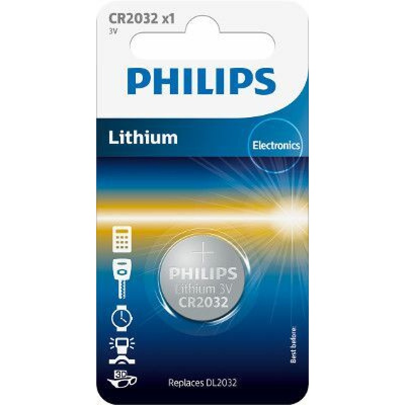 Philips Lithium CR2032 (1 piece)