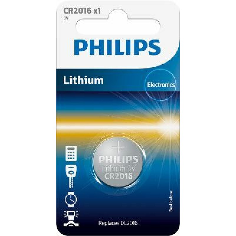 Philips Lithium CR2016 (1 piece)
