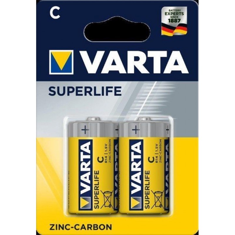 Varta Απλή R14(C) (2τμχ)