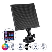GloboStar® 81502 LED Scrolling Display 64x64cm - Κυλιόμενη Ψηφιακή Πινακίδα / Επιγραφή Μονής Όψης P10 LED SMD DC 12V USB - Λειτουργία μέσω Wi-Fi με Εφαρμογή APP - IP20 - Μ13.2 x Π4 x Υ25cm - Πολύχρωμο RGBW - 1 Χρόνο Εγγύηση