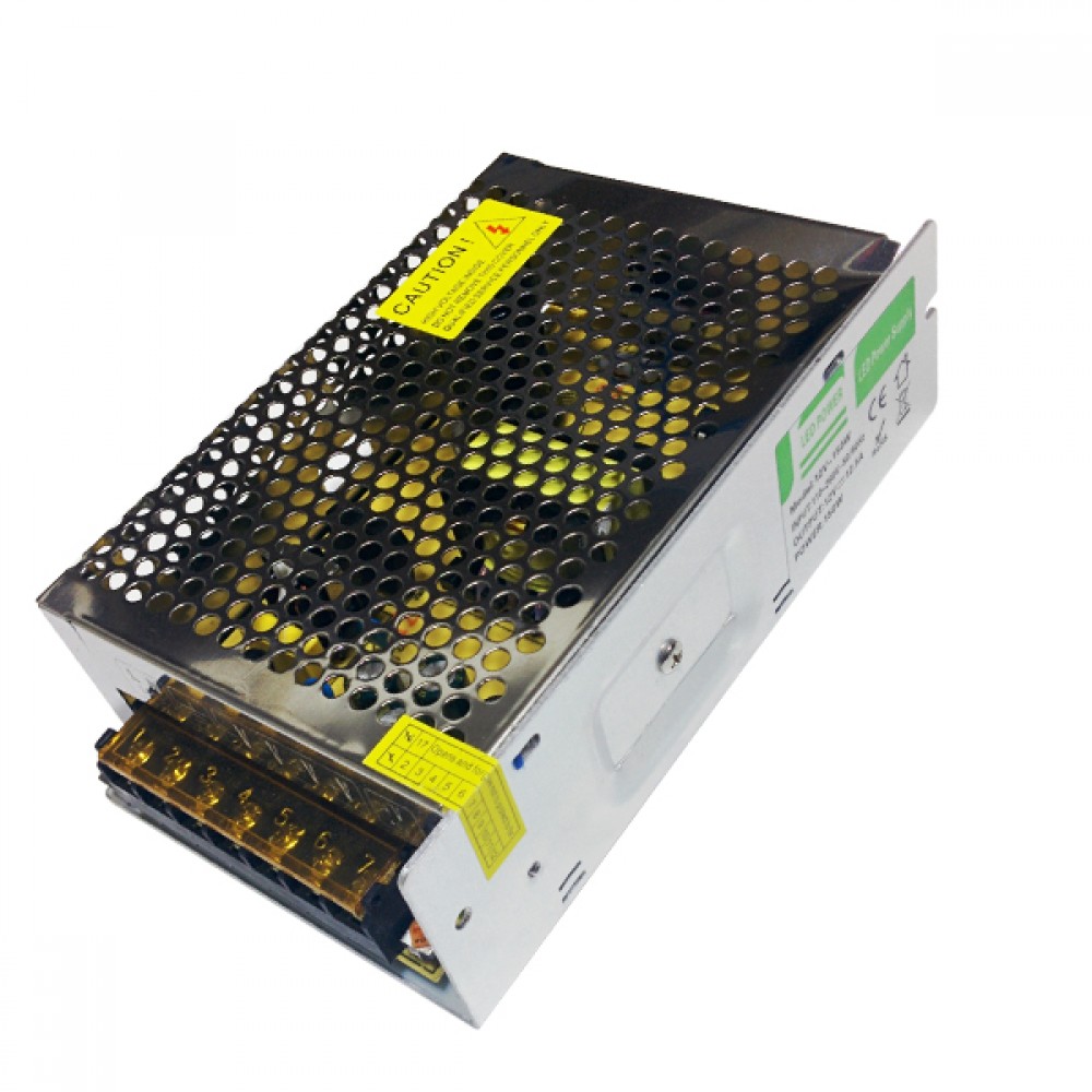 LED Ρυθμιζόμενο Τροφοδοτικό DC Switching 150W 12V 12.5 Ampere IP20 GloboStar 77930 - 77930 LED Ρυθμιζόμενο Τροφοδοτικό DC Switching 150W 12V 12.5 Ampere IP20 GloboStar 77930