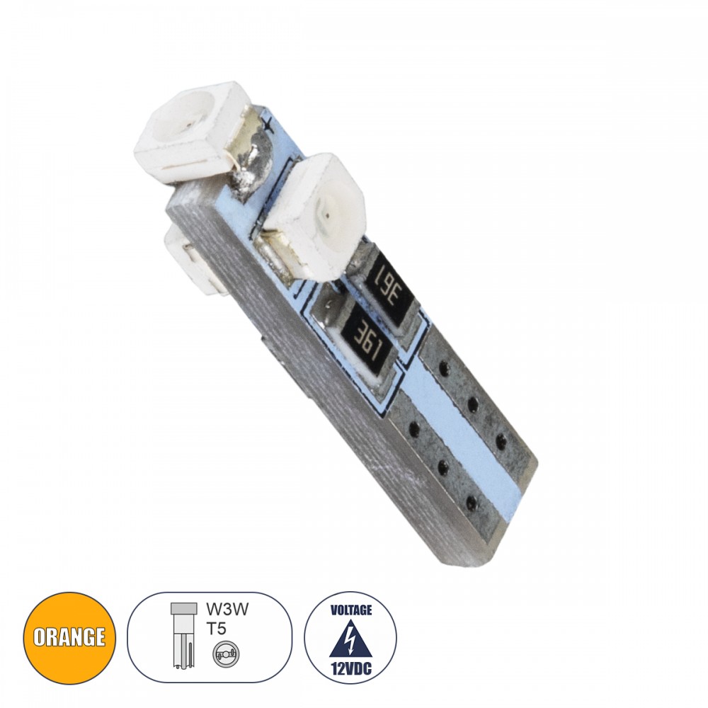 Λαμπτήρας LED Τ5 με 3 SMD 1210 Πορτοκαλί GloboStar 35650 - 35650 Λαμπτήρας LED Τ5 με 3 SMD 1210 Πορτοκαλί GloboStar 35650