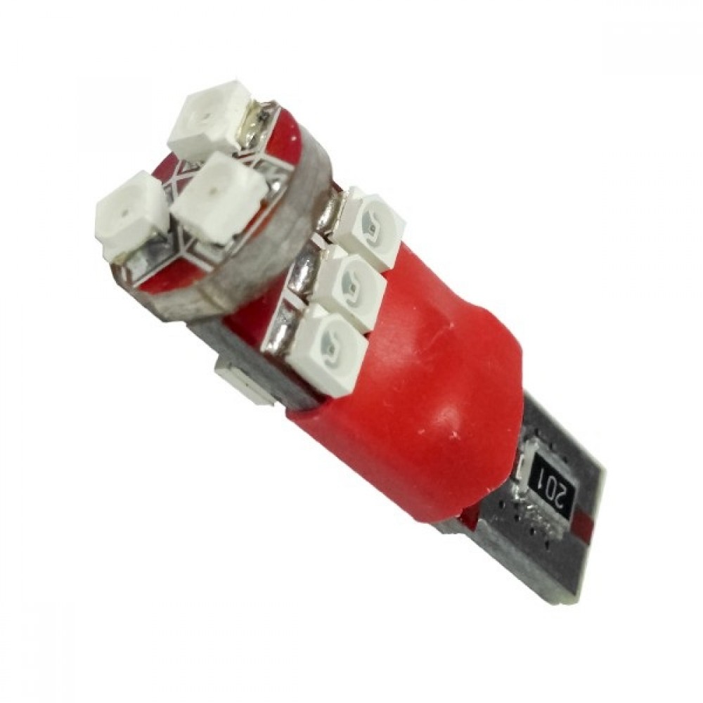 Λαμπτήρας LED T10 Can Bus με 9 SMD 1210 Πορτοκαλί GloboStar 11350 - 11350 Λαμπτήρας LED T10 Can Bus με 9 SMD 1210 Πορτοκαλί GloboStar 11350