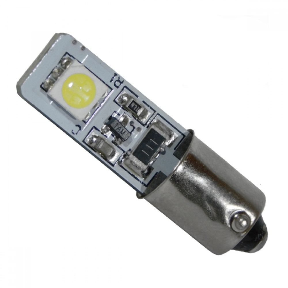 Λαμπτήρας LED Βa9s Can Bus με 2 SMD 5050 Ψυχρό Λευκό GloboStar 78340 - 78340 Λαμπτήρας LED Βa9s Can Bus με 2 SMD 5050 Ψυχρό Λευκό GloboStar 78340
