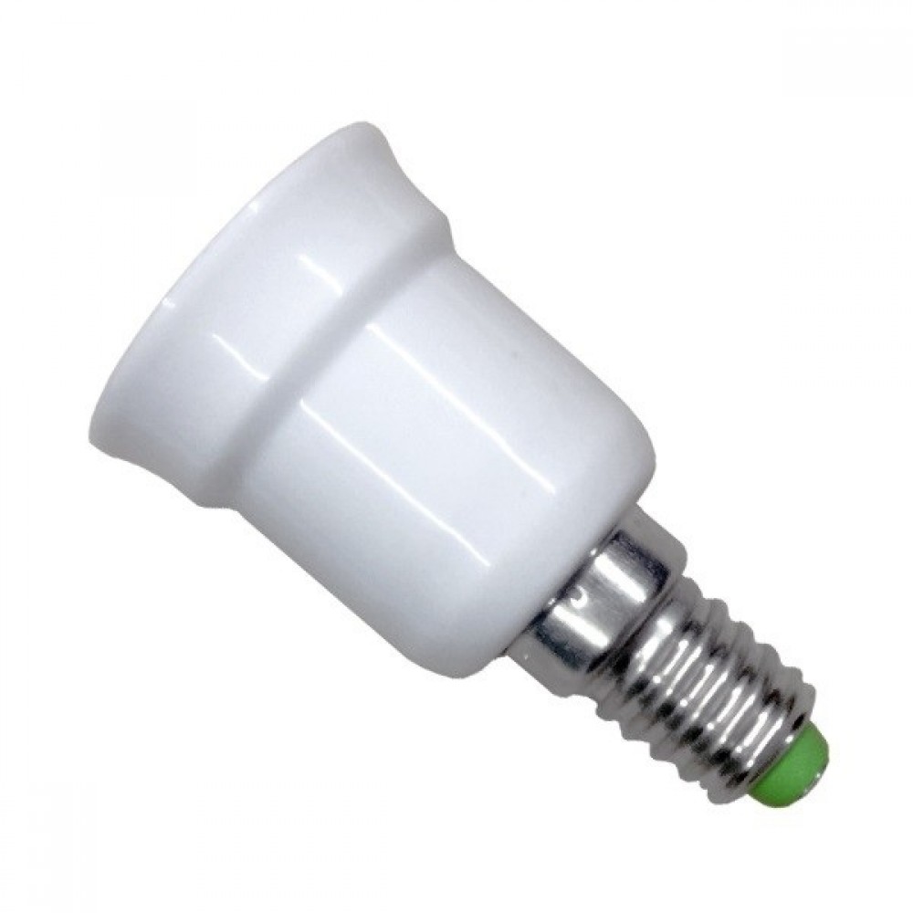 Πλαστικός Αντάπτορας από E14 σε E27 GloboStar 78974 - 78974 Πλαστικός Αντάπτορας από E14 σε E27 GloboStar 78974