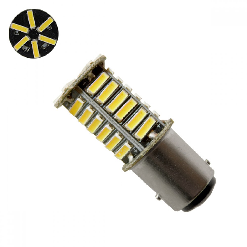 Λαμπτήρας LED 1157 36 SMD 7020 Ψυχρό Λευκό GloboStar 77379 - 77379 Λαμπτήρας LED 1157 36 SMD 7020 Ψυχρό Λευκό GloboStar 77379