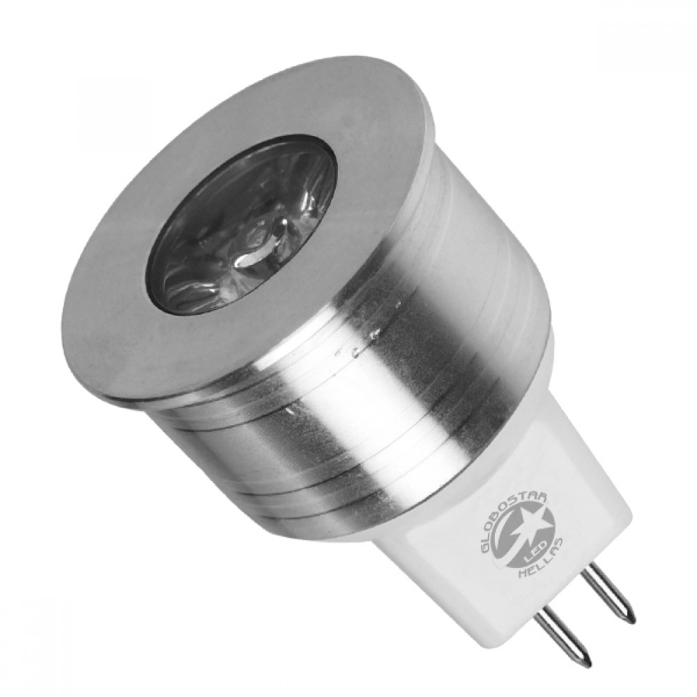 Λάμπα LED Σποτ MR11 GU5.3 4W 10V-30V 380lm 35° Ψυχρό Λευκό 6000k GloboStar 88959 - 88959 Λάμπα LED Σποτ MR11 GU5.3 4W 10V-30V 380lm 35° Ψυχρό Λευκό 6000k GloboStar 88959