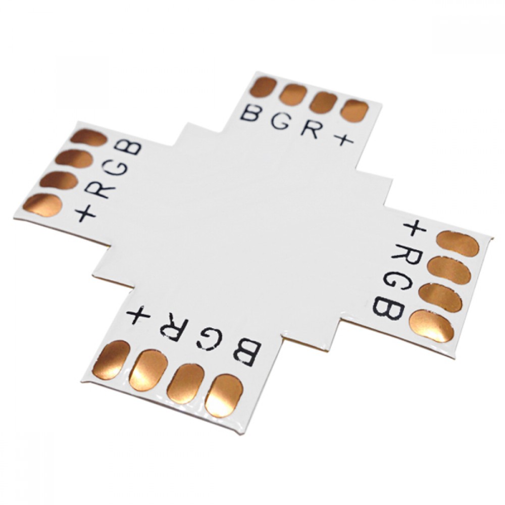 Connector + για Ταινία LED 7.2 & 14.4 Watt RGB GLoboStar 77449 - 77449 Connector + για Ταινία LED 7.2 & 14.4 Watt RGB GLoboStar 77449