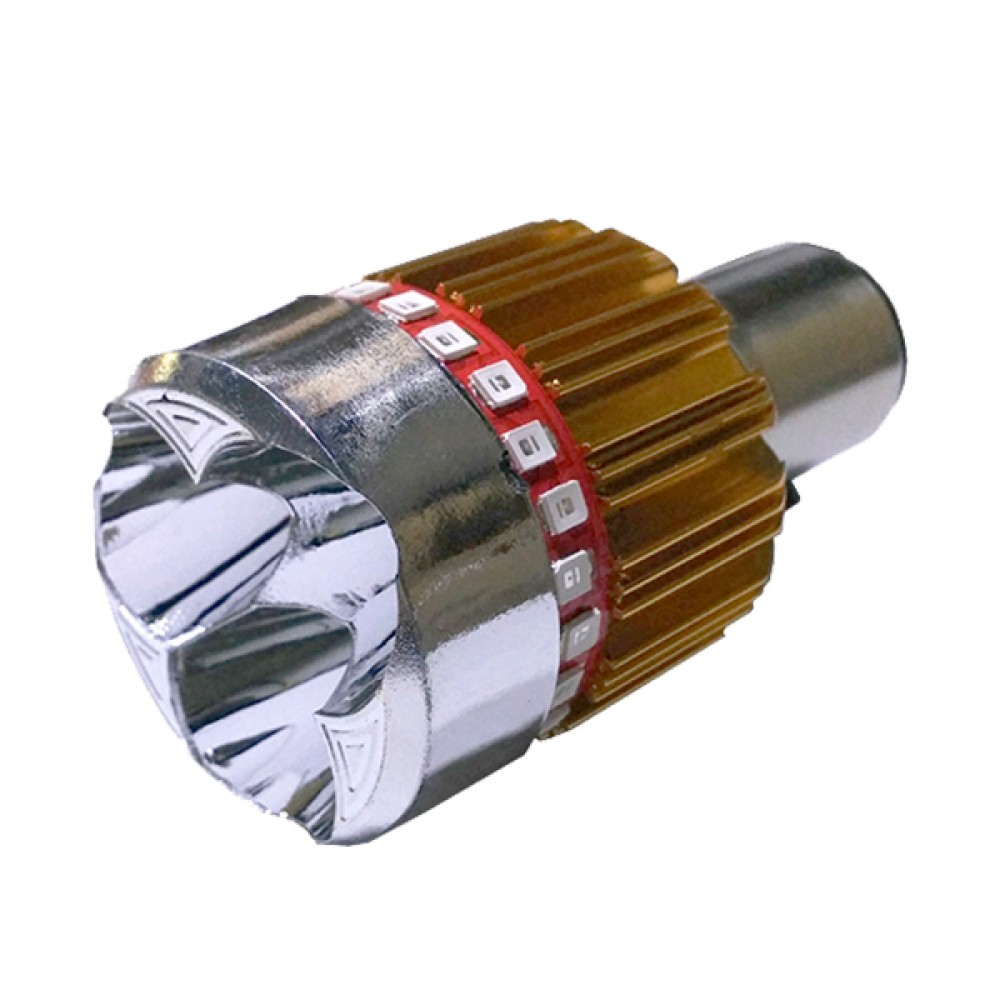 Λαμπτήρας LED Moto Βάση H6 15 Watt 6000k GloboStar 67789 - 67789 Λαμπτήρας LED Moto Βάση H6 15 Watt 6000k GloboStar 67789