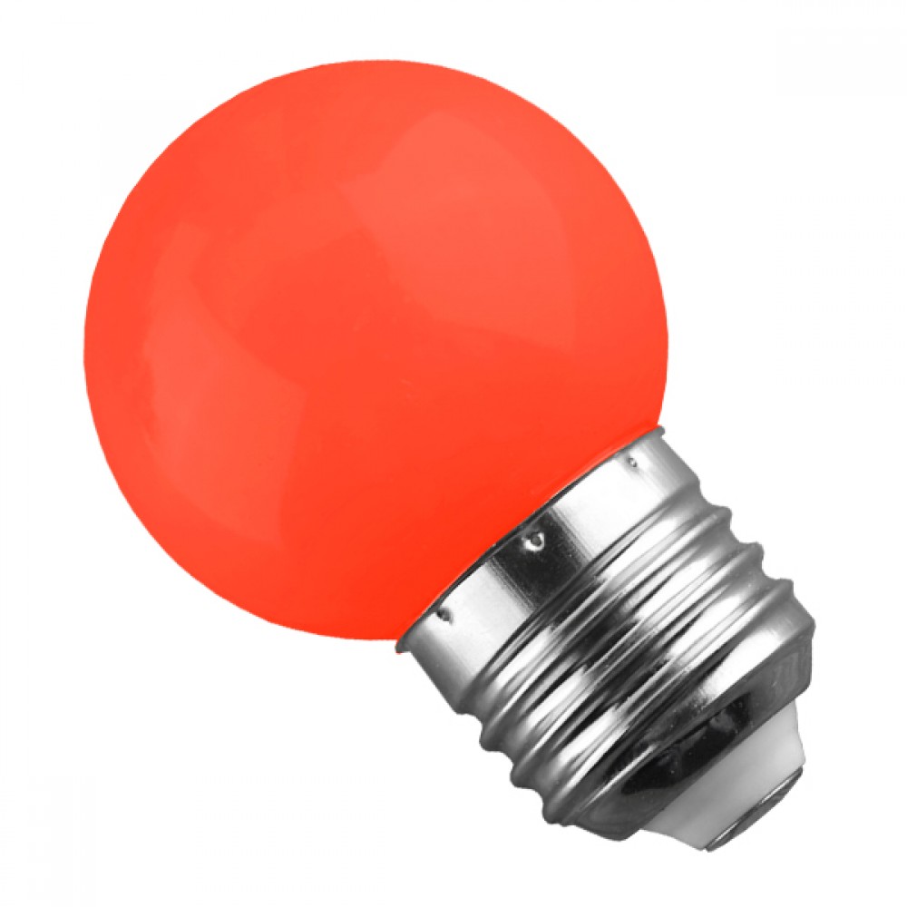 Λάμπα LED E27 G45 Mini Γλόμπος 2W 230V 260° Πορτοκαλί Dark GloboStar 64009 - 64009 Λάμπα LED E27 G45 Mini Γλόμπος 2W 230V 260° Πορτοκαλί Dark GloboStar 64009