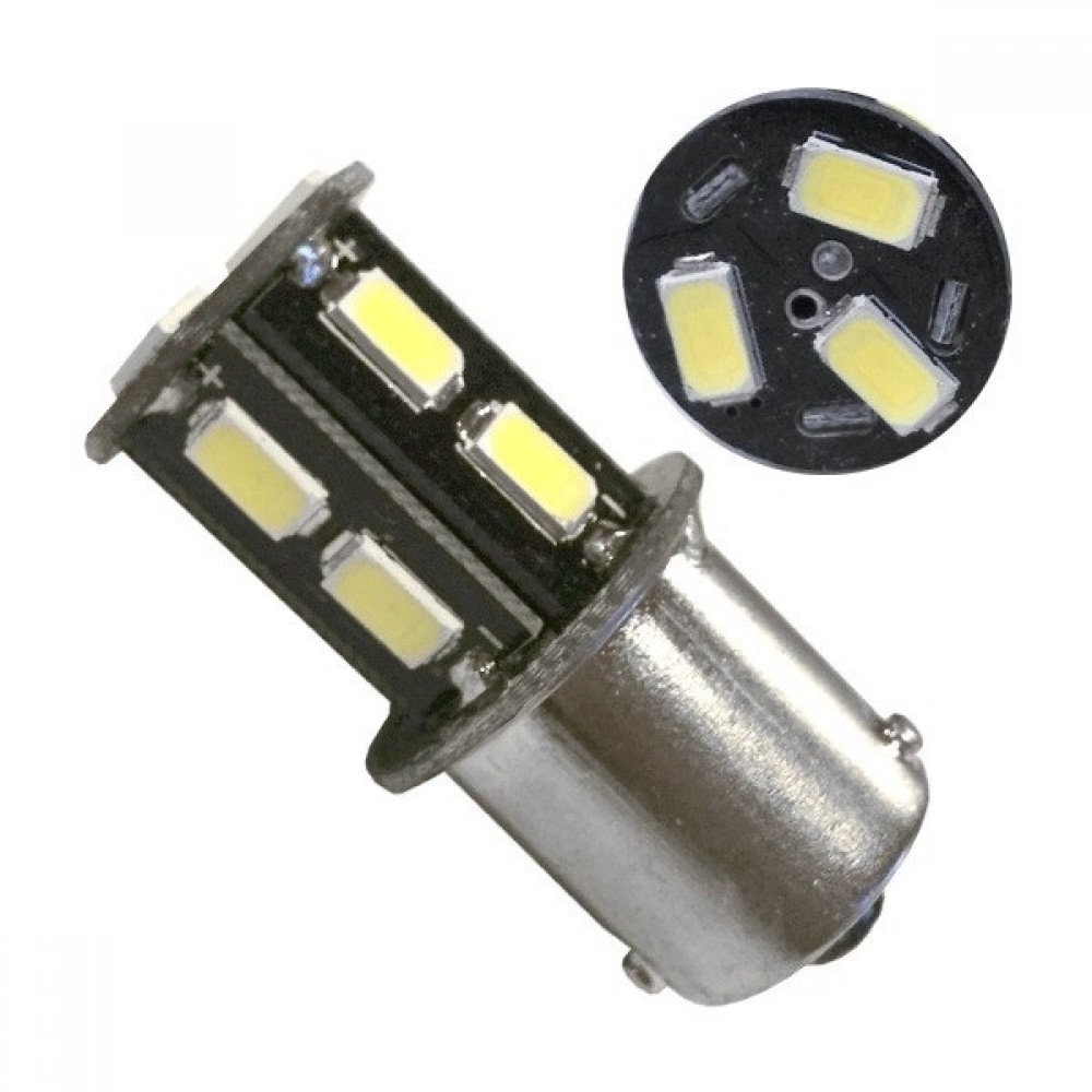 Λαμπτήρας LED BAU15S 13 SMD 5630 Ψυχρό Λευκό GloboStar 04520 - 04520 Λαμπτήρας LED BAU15S 13 SMD 5630 Ψυχρό Λευκό GloboStar 04520