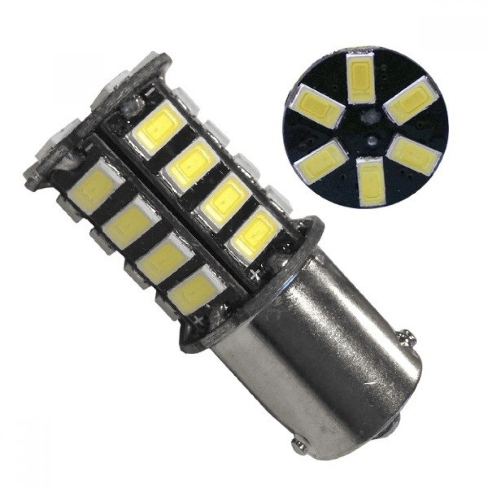 Λαμπτήρας LED BAU15S 30 SMD 5630 Ψυχρό Λευκό GloboStar 04521 - 04521 Λαμπτήρας LED BAU15S 30 SMD 5630 Ψυχρό Λευκό GloboStar 04521