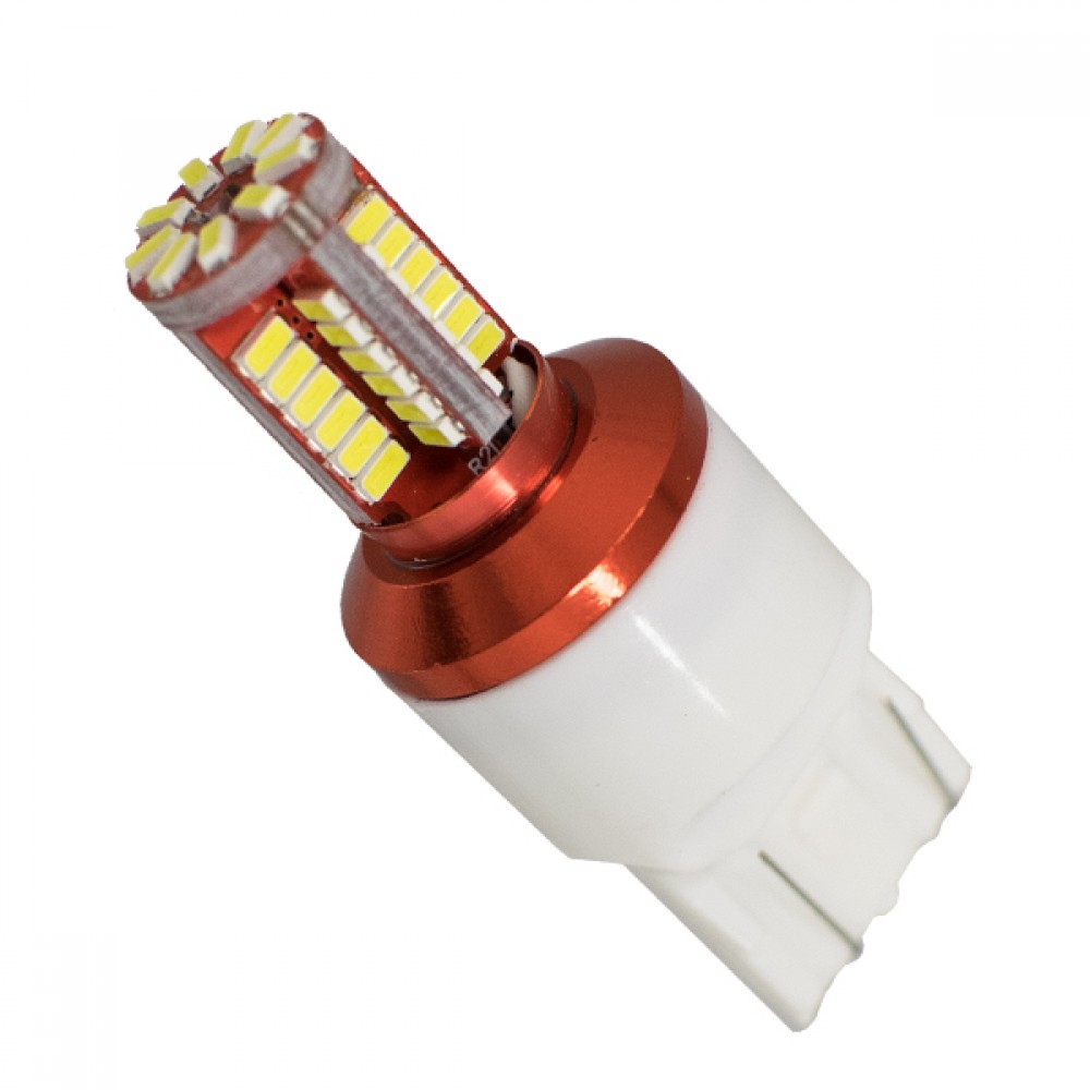 Λαμπτήρας LED T20 7443 με 57 SMD Can Bus 3014 Ψυχρό Λευκό GloboStar 88923 - 88923 Λαμπτήρας LED T20 7443 με 57 SMD Can Bus 3014 Ψυχρό Λευκό GloboStar 88923