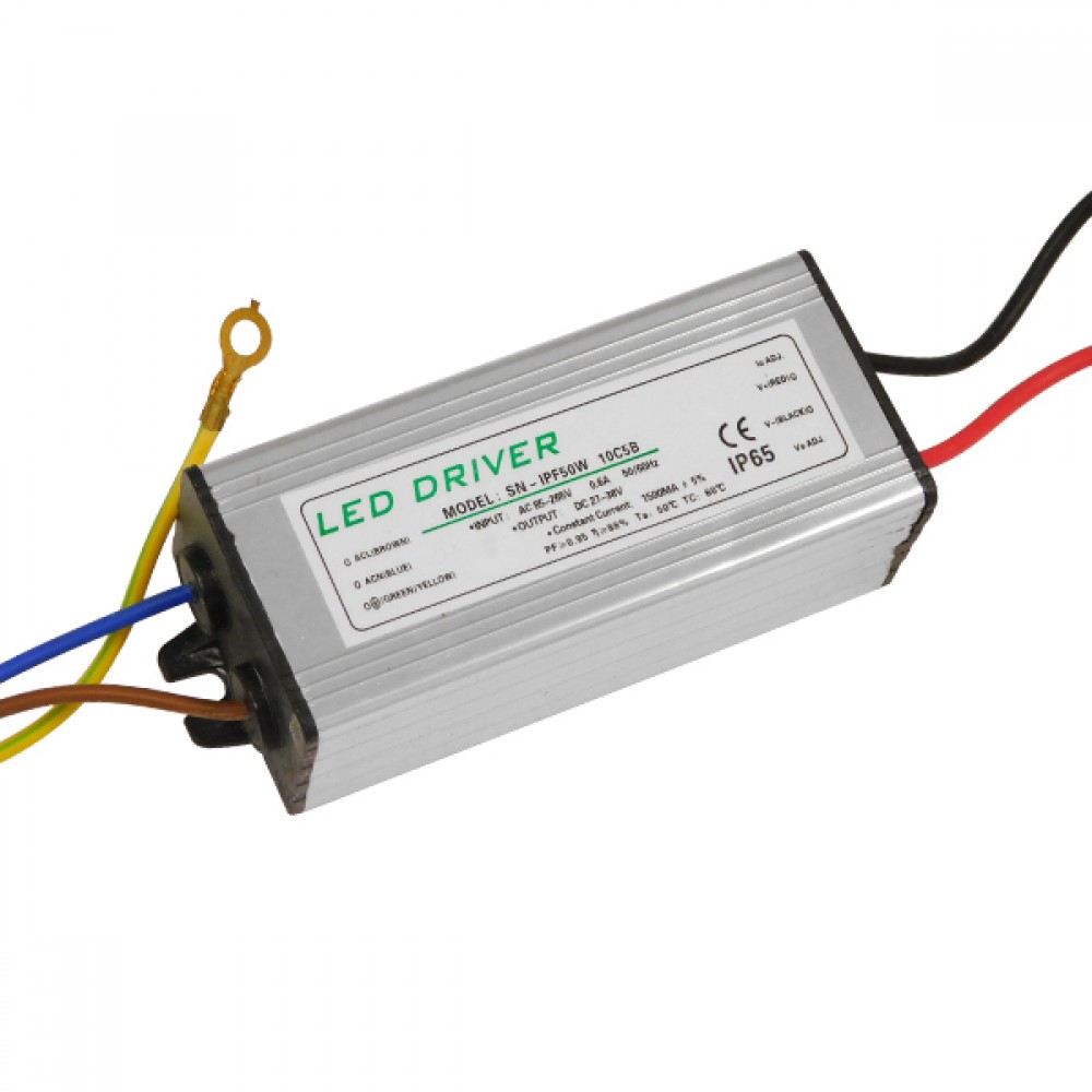 Μετασχηματιστής Προβολέα LED 50W IN 230V OUT 1500mA DC 0.95PF GloboStar 47855 - 47855 Μετασχηματιστής Προβολέα LED 50W IN 230V OUT 1500mA DC 0.95PF GloboStar 47855