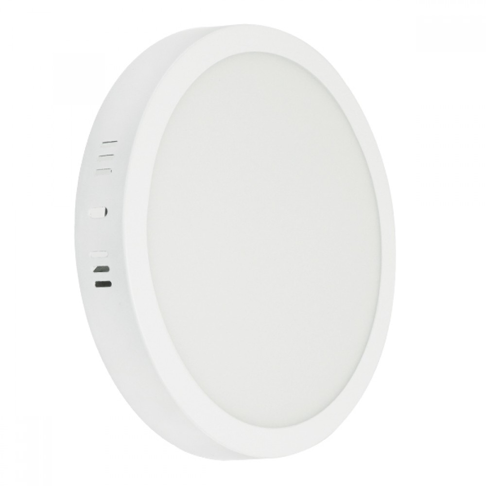 Πάνελ PL LED Οροφής Στρογγυλό Εξωτερικό 20W 230v 1820lm 180° Θερμό Λευκό 3000k GloboStar 01789 - 01789 Πάνελ PL LED Οροφής Στρογγυλό Εξωτερικό 20W 230v 1820lm 180° Θερμό Λευκό 3000k GloboStar 01789