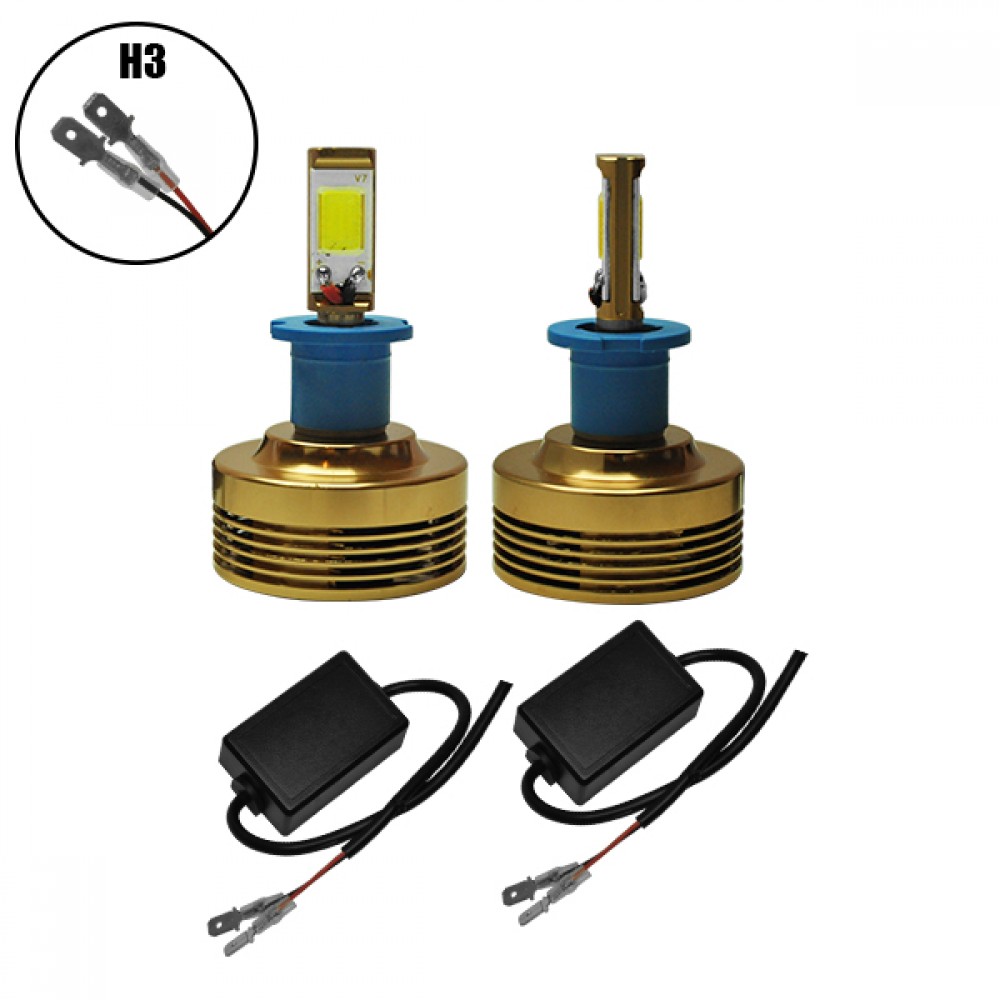 LED HID KIT H3 45 Watt 4500 Lumen 9-32 Volt DC 6000k GloboStar 99701 - 99701 LED HID KIT H3 45 Watt 4500 Lumen 9-32 Volt DC 6000k GloboStar 99701