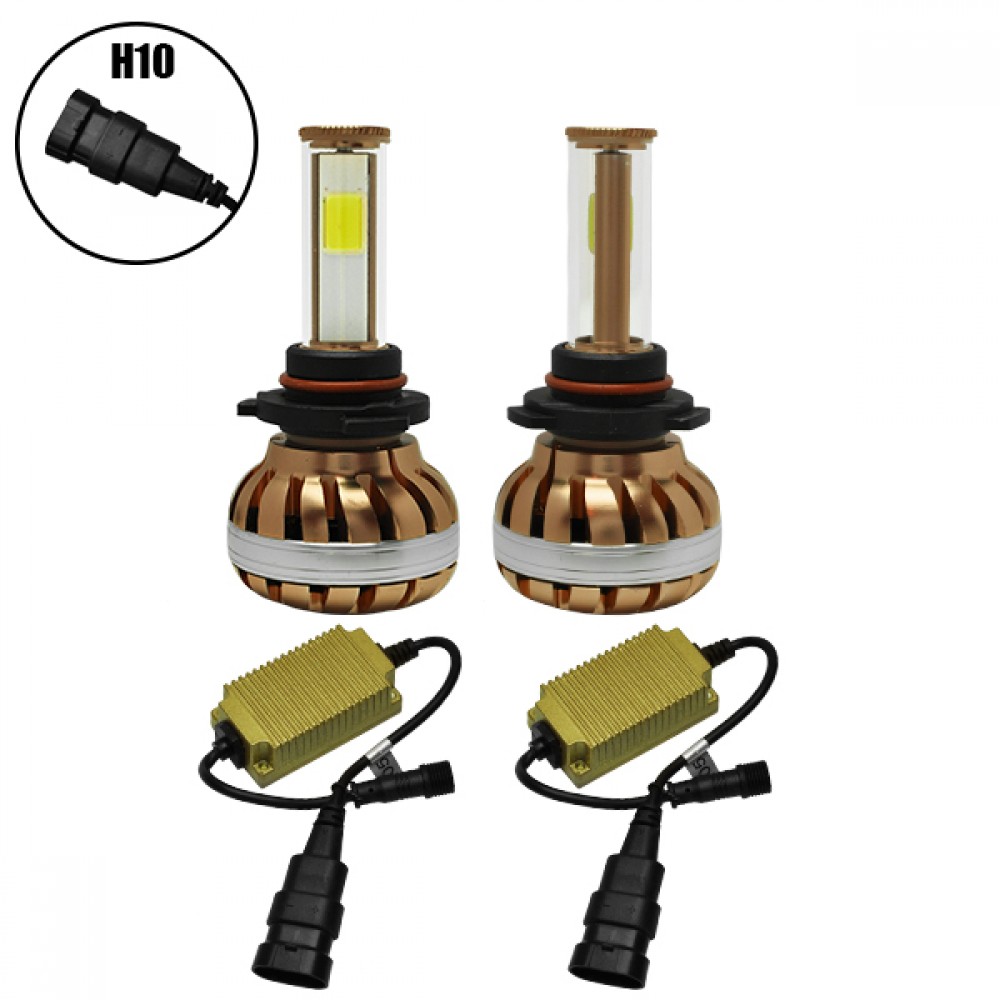 LED HID KIT H10 45 Watt 4500 Lumen 9-32 Volt DC 6000k GloboStar 99708 - 99708 LED HID KIT H10 45 Watt 4500 Lumen 9-32 Volt DC 6000k GloboStar 99708