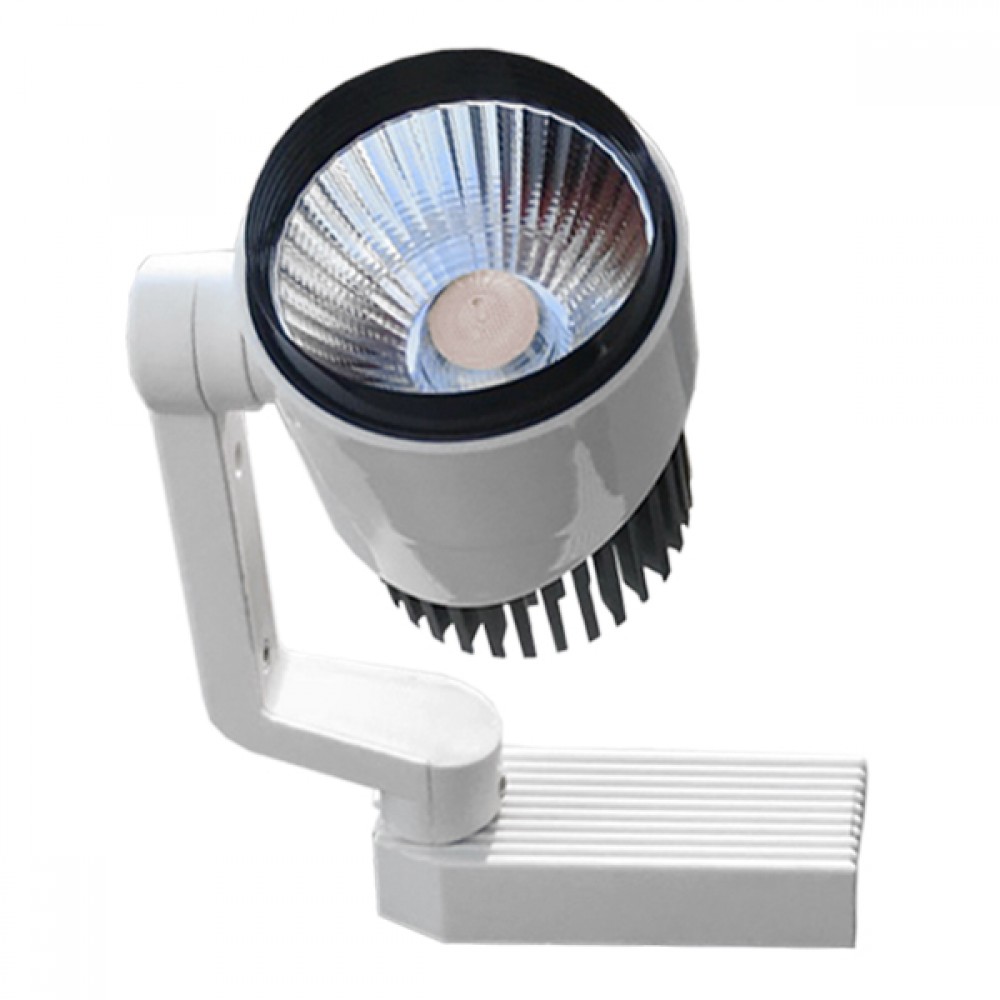 Μονοφασικό Bridgelux COB LED Φωτιστικό Σποτ Ράγας 10W 230V 1500lm 24° Θερμό Λευκό 3000k GloboStar 93012 - 93012 Μονοφασικό Bridgelux COB LED Φωτιστικό Σποτ Ράγας 10W 230V 1500lm 24° Θερμό Λευκό 3000k GloboStar 93012