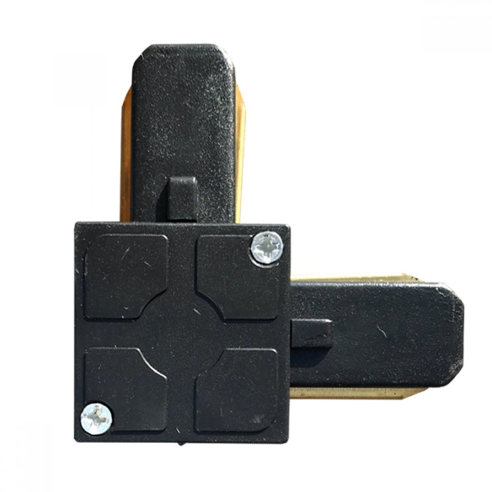 Μονοφασικός Connector 2 Καλωδίων Συνδεσμολογίας Ελ (L) για Μαύρη Ράγα Οροφής GloboStar 93027 - 93027 Μονοφασικός Connector 2 Καλωδίων Συνδεσμολογίας Ελ (L) για Μαύρη Ράγα Οροφής GloboStar 93027