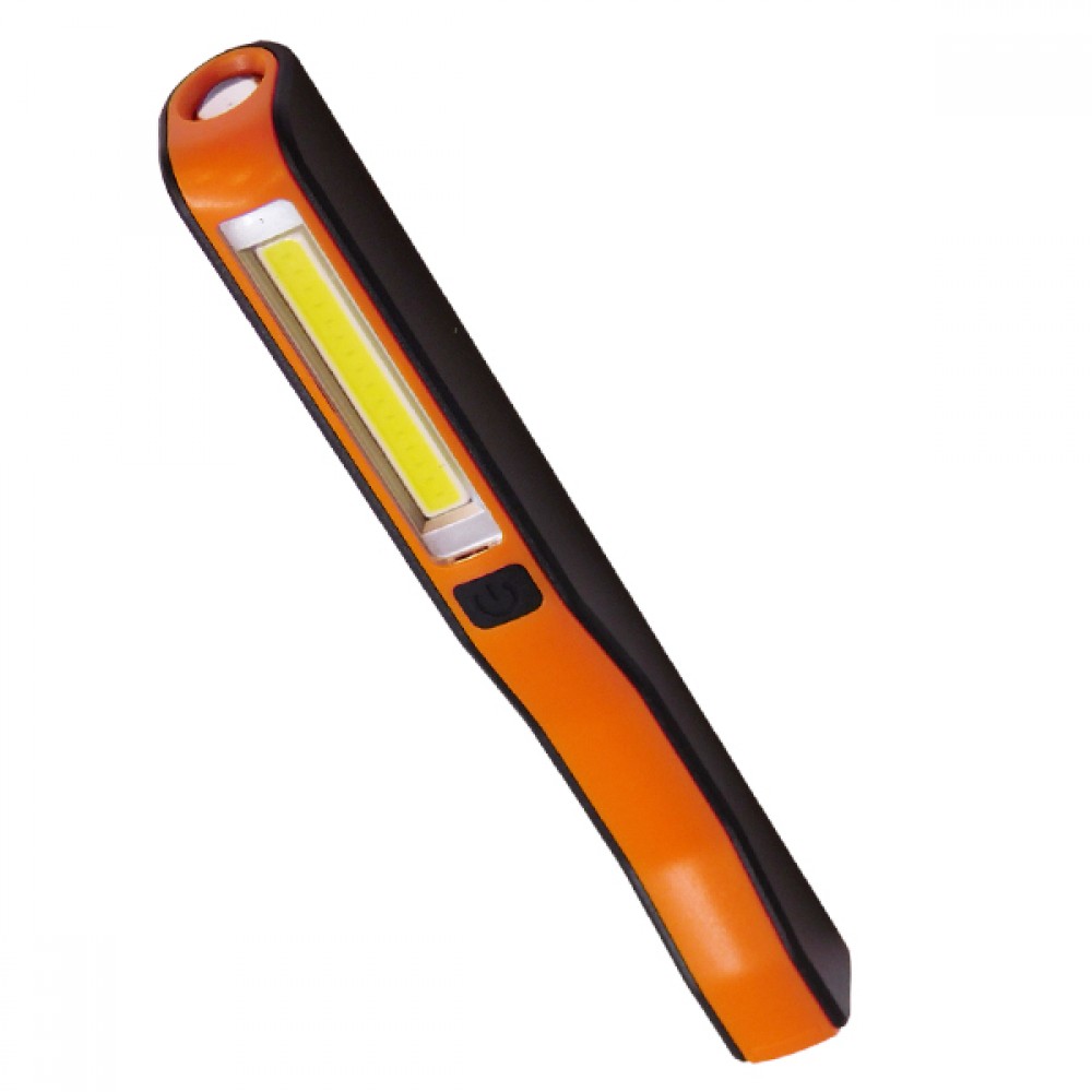 Mini Φορητός Φακός PEN COB LED Πορτοκαλί Χρώμα GloboStar 07011 - 07011 Mini Φορητός Φακός PEN COB LED Πορτοκαλί Χρώμα GloboStar 07011