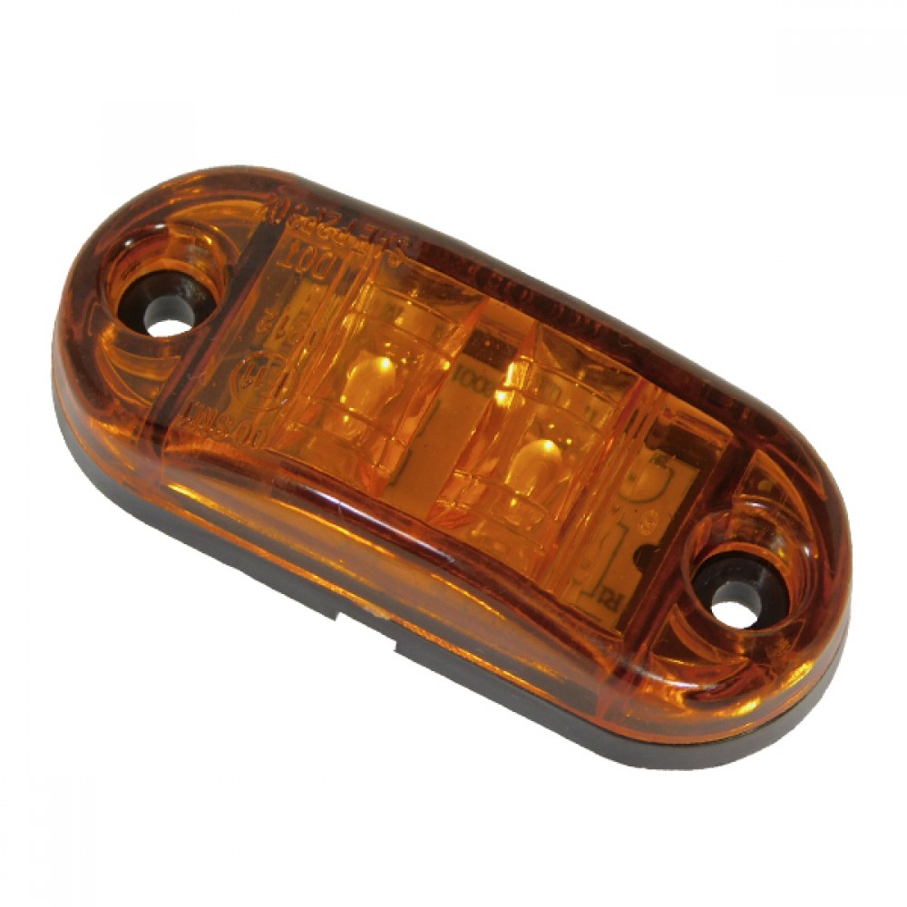Πλευρικό LED Όγκου - Flash 10-30 Volt Πορτοκαλί GloboStar 77488 - 77488 Πλευρικό LED Όγκου - Flash 10-30 Volt Πορτοκαλί GloboStar 77488