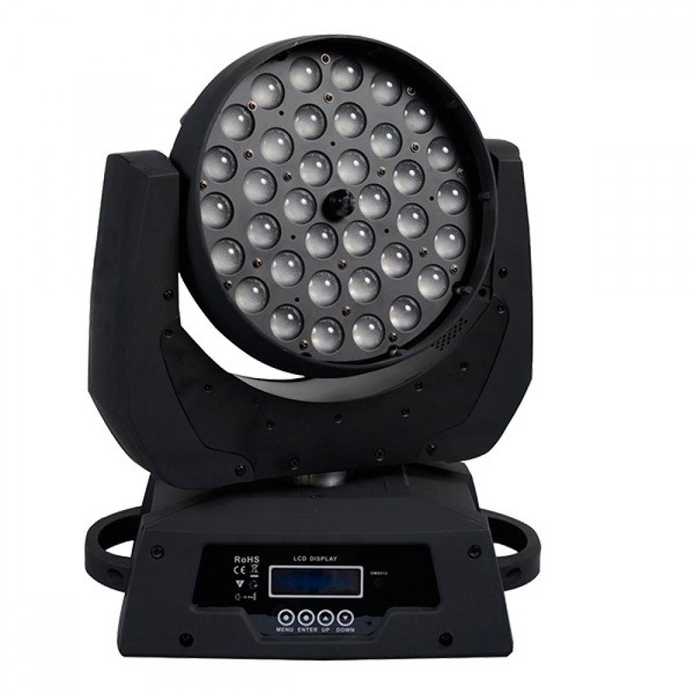 Κινούμενη Ρομποτική Κεφαλή Artemis ZOOM WASH PRO 10°-60° 36*10 Watt CREE LED RGBW 360W 230V DMX512 GloboStar 51116 - 51116 Κινούμενη Ρομποτική Κεφαλή Artemis ZOOM WASH PRO 10°-60° 36*10 Watt CREE LED RGBW 360W 230V DMX512 GloboStar 51116