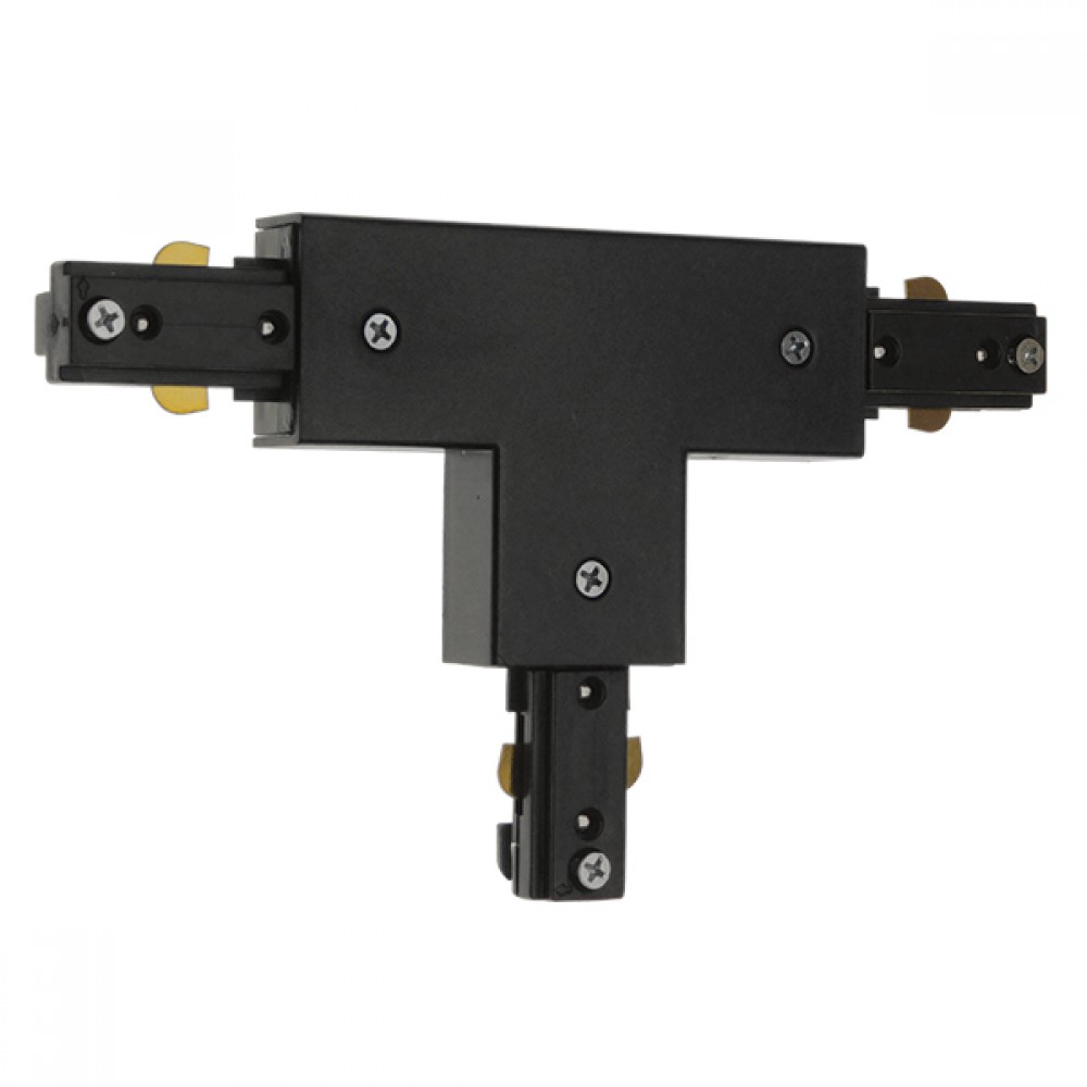 Διφασικός Connector 3 Καλωδίων Συνδεσμολογίας Ταφ (Τ) για Μαύρη Ράγα Οροφής GloboStar 93132 - 93132 Διφασικός Connector 3 Καλωδίων Συνδεσμολογίας Ταφ (Τ) για Μαύρη Ράγα Οροφής GloboStar 93132