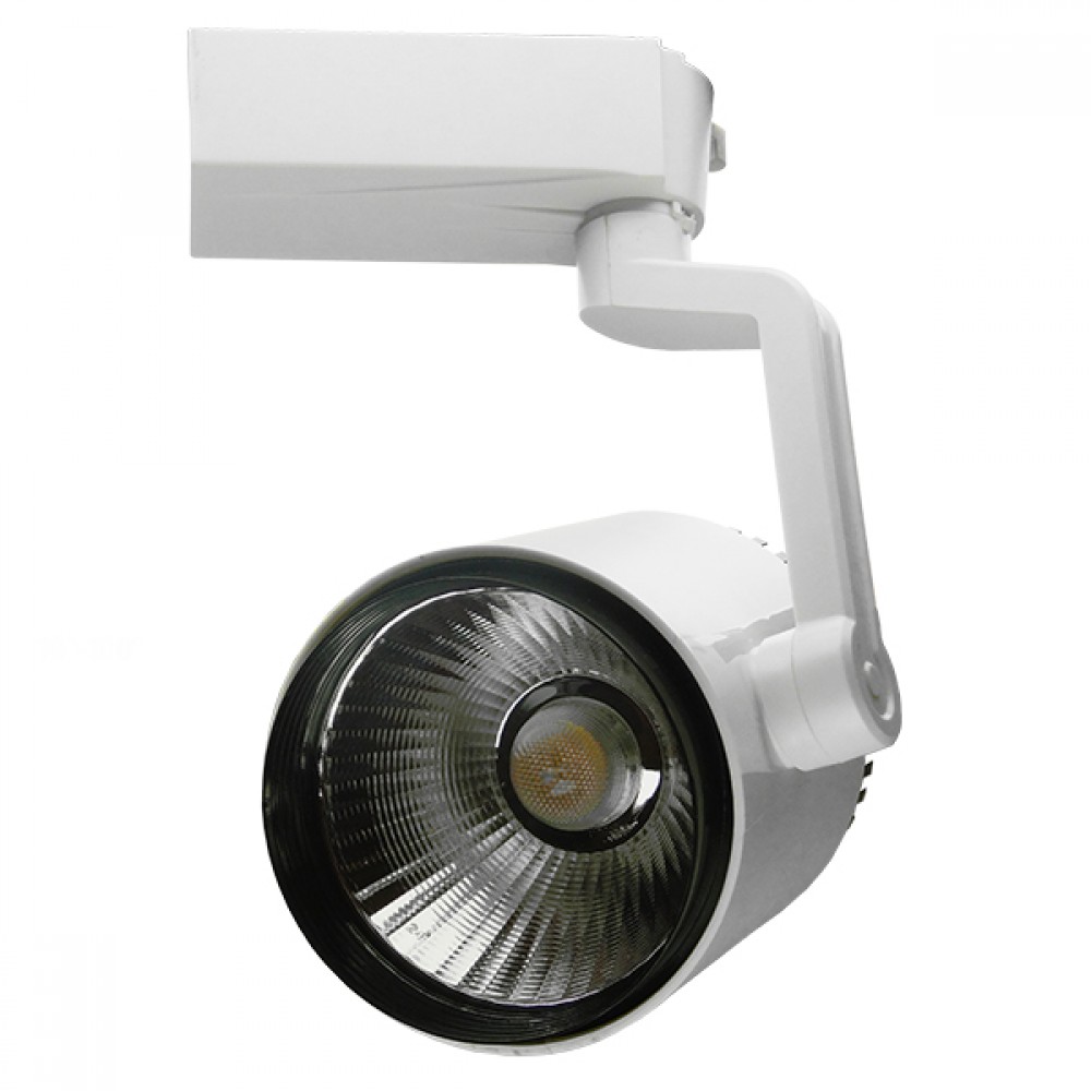 Διφασικό Bridgelux COB LED Φωτιστικό Σποτ Ράγας 30W 230V 3000lm 24° Θερμό Λευκό 3000k GloboStar 93083 - 93083 Διφασικό Bridgelux COB LED Φωτιστικό Σποτ Ράγας 30W 230V 3000lm 24° Θερμό Λευκό 3000k GloboStar 93083