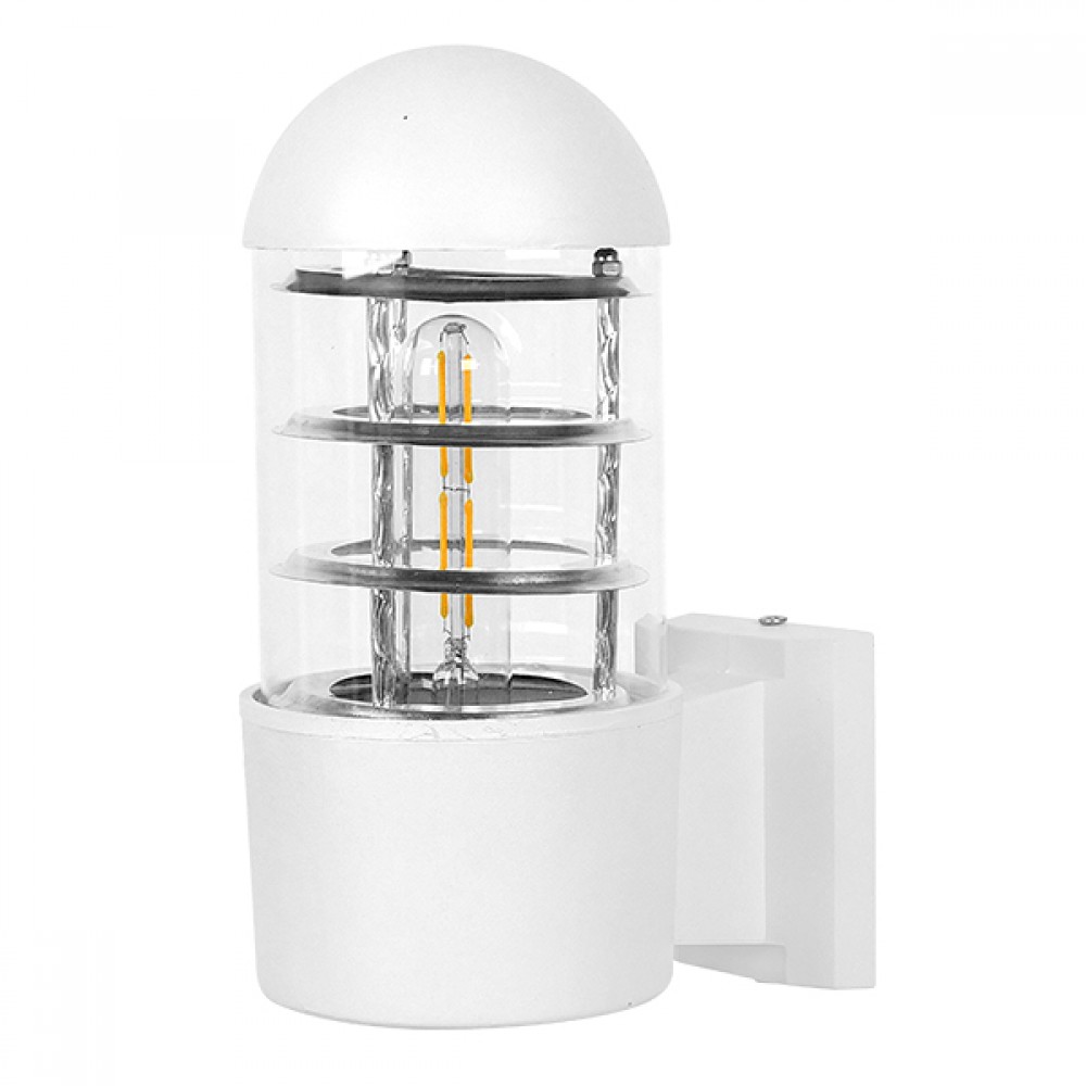 GloboStar® NEWI 01418 Μοντέρνο Φωτιστικό Τοίχου Απλίκα Μονόφωτο Λευκό Μεταλλικό Μ11 x Π17 x Υ23cm - 01418 GloboStar® NEWI 01418 Μοντέρνο Φωτιστικό Τοίχου Απλίκα Μονόφωτο Λευκό Μεταλλικό Μ11 x Π17 x Υ23cm