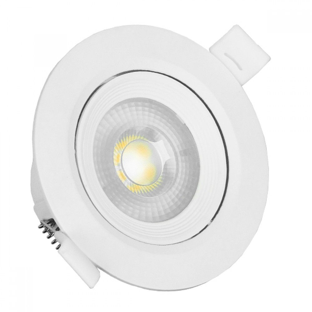 Φωτιστικό LED Spot Οροφής Mini Downlight 5W 230v 500lm 50° με Κινούμενη Βάση Φ9 Φυσικό Λευκό 4500k GloboStar 01881 - 01881 Φωτιστικό LED Spot Οροφής Mini Downlight 5W 230v 500lm 50° με Κινούμενη Βάση Φ9 Φυσικό Λευκό 4500k GloboStar 01881