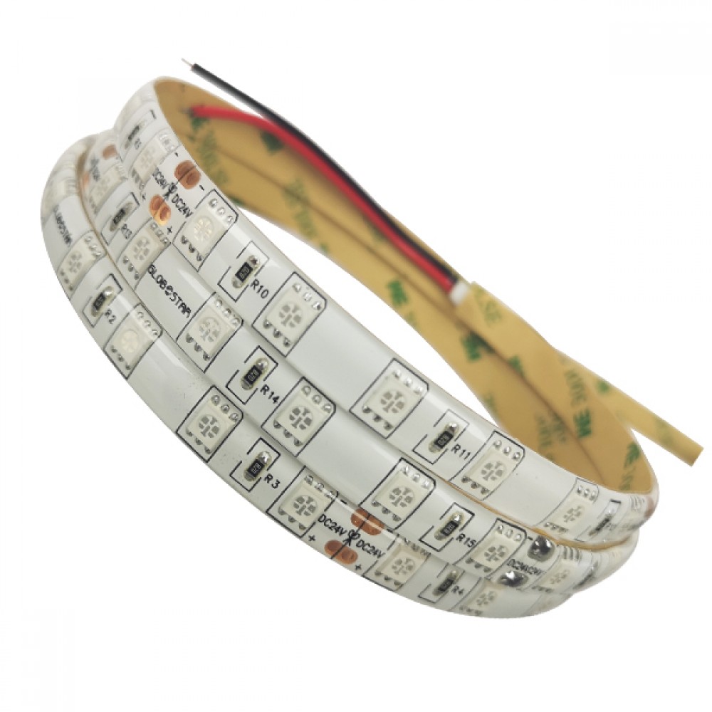 Ταινία LED Λευκή Professional Series 5m 14.4W/m 24V 60LED/m 5050 SMD 600lm/m 120° Αδιάβροχη IP65 Μπλε GloboStar 63066 - 63066 Ταινία LED Λευκή Professional Series 5m 14.4W/m 24V 60LED/m 5050 SMD 600lm/m 120° Αδιάβροχη IP65 Μπλε GloboStar 63066