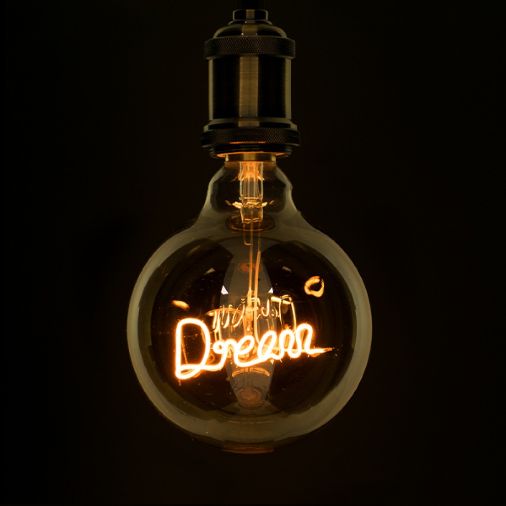 GloboStar® 99255 Λάμπα E27 G125 Deco Soft Letter Dream LED FILAMENT 4W 340 lm 320° AC 85-265V Edison Retro με Διάφανο Γυαλί Ultra Θερμό Λευκό 2200 K Dimmable - 99255 GloboStar® 99255 Λάμπα E27 G125 Deco Soft Letter Dream LED FILAMENT 4W 340 lm 320° AC 85-265V Edison Retro με Διάφανο Γυαλί Ultra Θερμό Λευκό 2200 K Dimmable