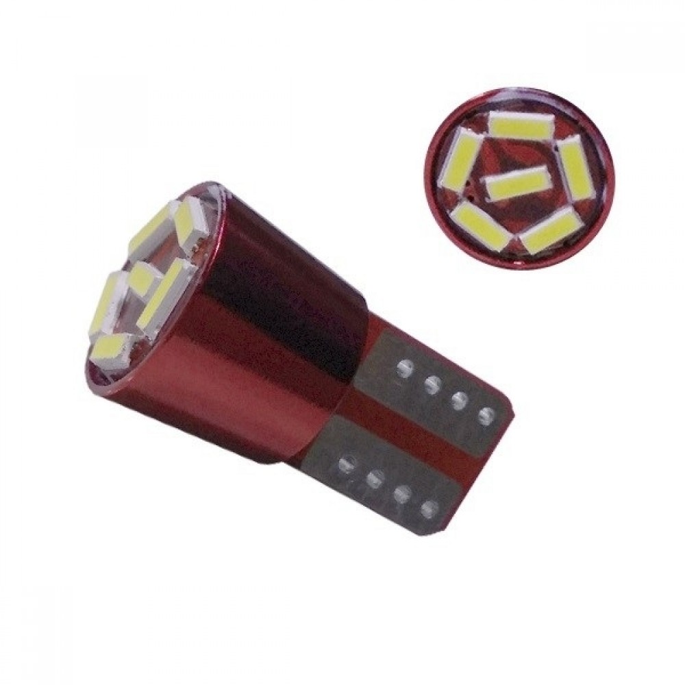 Λαμπτήρας LED T10 6 SMD 4014 Can Bus Ψυχρό Λευκό GloboStar 81107 - 81107 Λαμπτήρας LED T10 6 SMD 4014 Can Bus Ψυχρό Λευκό GloboStar 81107