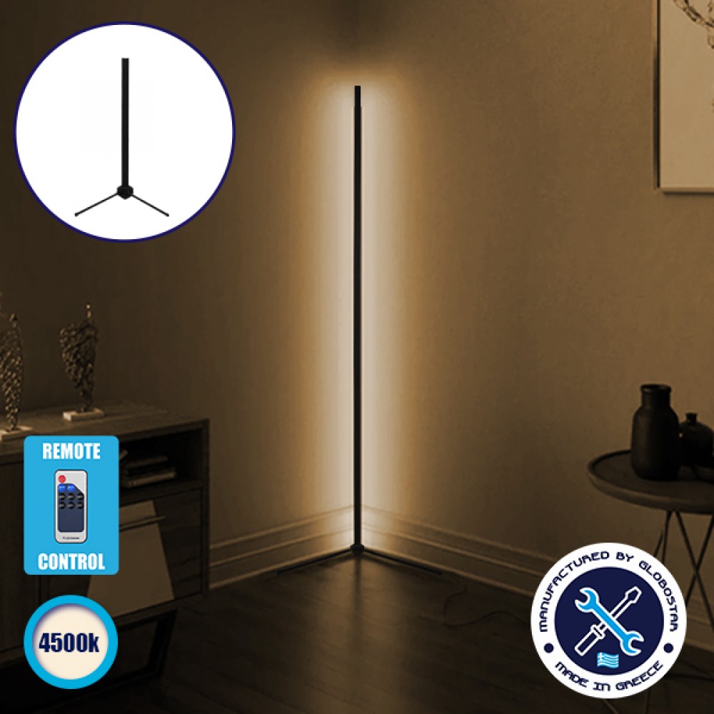 Μοντέρνο Minimal Επιτραπέζιο Μαύρο Φωτιστικό 50cm LED 8 Watt με Ασύρματο Χειριστήριο RF & Dimmer Φυσικό Λευκό 4500k GloboStar ALIEN Design GLOBO-50-2 - GLOBO-50-2 Μοντέρνο Minimal Επιτραπέζιο Μαύρο Φωτιστικό 50cm LED 8 Watt με Ασύρματο Χειριστήριο RF & Dimmer Φυσικό Λευκό 4500k GloboStar ALIEN Design GLOBO-50-2