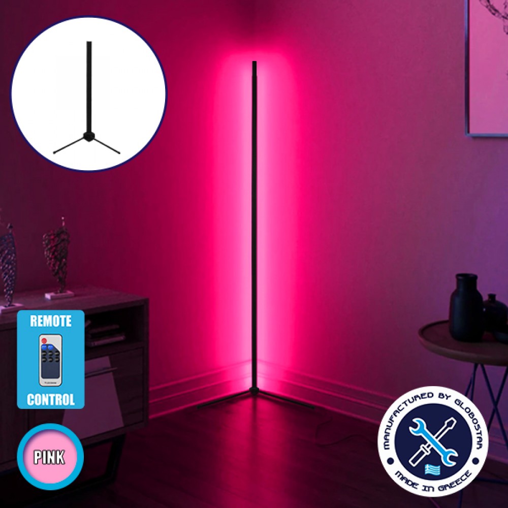 Μοντέρνο Minimal Επιτραπέζιο Μαύρο Φωτιστικό 50cm LED 8 Watt με Ασύρματο Χειριστήριο RF & Dimmer Ροζ GloboStar ALIEN Design GLOBO-50-7 - GLOBO-50-7 Μοντέρνο Minimal Επιτραπέζιο Μαύρο Φωτιστικό 50cm LED 8 Watt με Ασύρματο Χειριστήριο RF & Dimmer Ροζ GloboStar ALIEN Design GLOBO-50-7