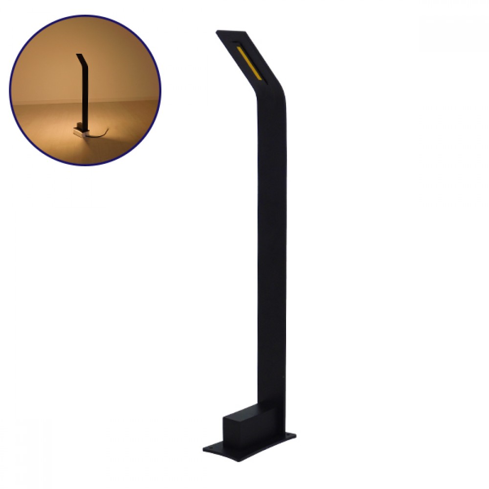 Αδιάβροχο IP65 Φωτιστικό Κολωνάκι Κήπου 9x15x70cm LED 15W 230v Θερμό Λευκό 3000k GloboStar 12140 - 12140 Αδιάβροχο IP65 Φωτιστικό Κολωνάκι Κήπου 9x15x70cm LED 15W 230v Θερμό Λευκό 3000k GloboStar 12140