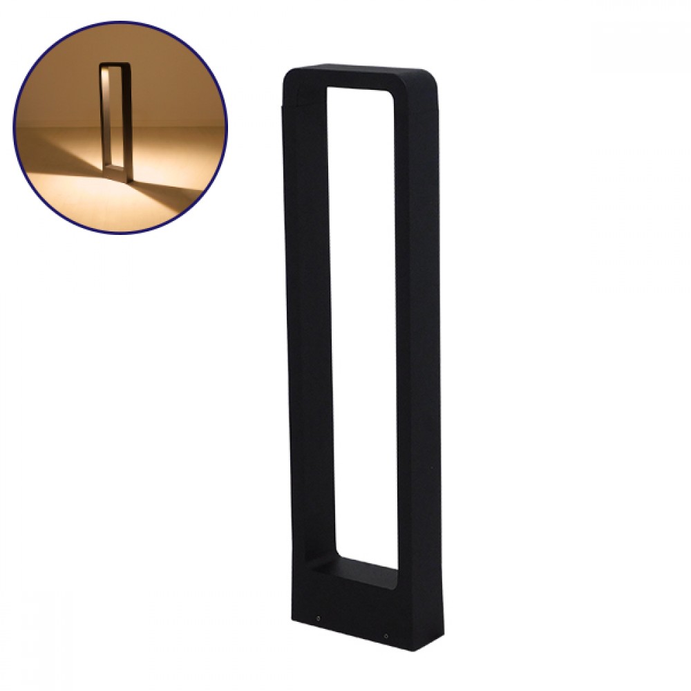 Αδιάβροχο IP65 Φωτιστικό Κολωνάκι Κήπου 17x6x60cm LED 15W 230v Θερμό Λευκό 3000k GloboStar 12142 - 12142 Αδιάβροχο IP65 Φωτιστικό Κολωνάκι Κήπου 17x6x60cm LED 15W 230v Θερμό Λευκό 3000k GloboStar 12142
