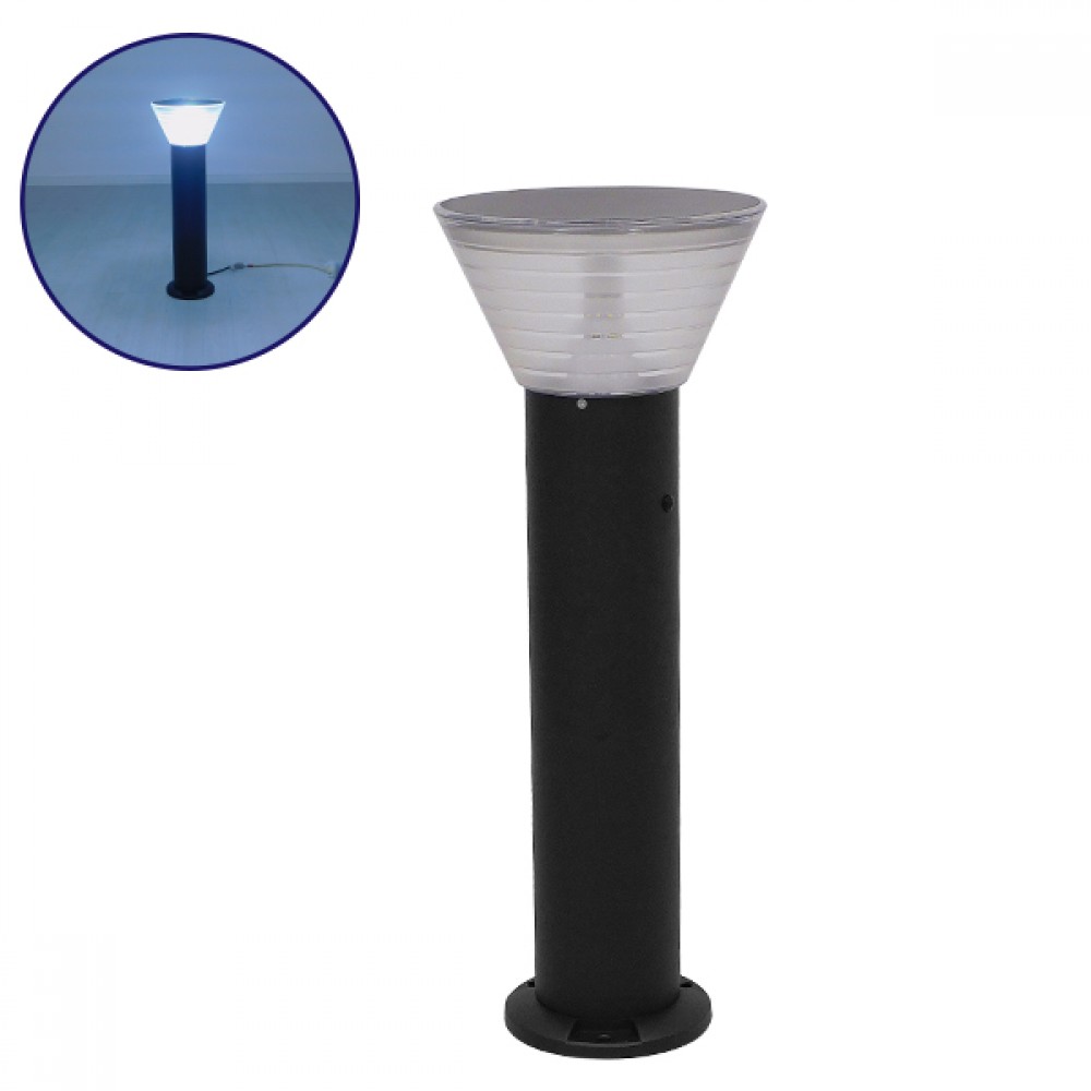Αδιάβροχο IP65 Φωτιστικό Κολωνάκι Κήπου 23x60cm με Βάση E27 230v GloboStar 12147 - 12147 Αδιάβροχο IP65 Φωτιστικό Κολωνάκι Κήπου 23x60cm με Βάση E27 230v GloboStar 12147