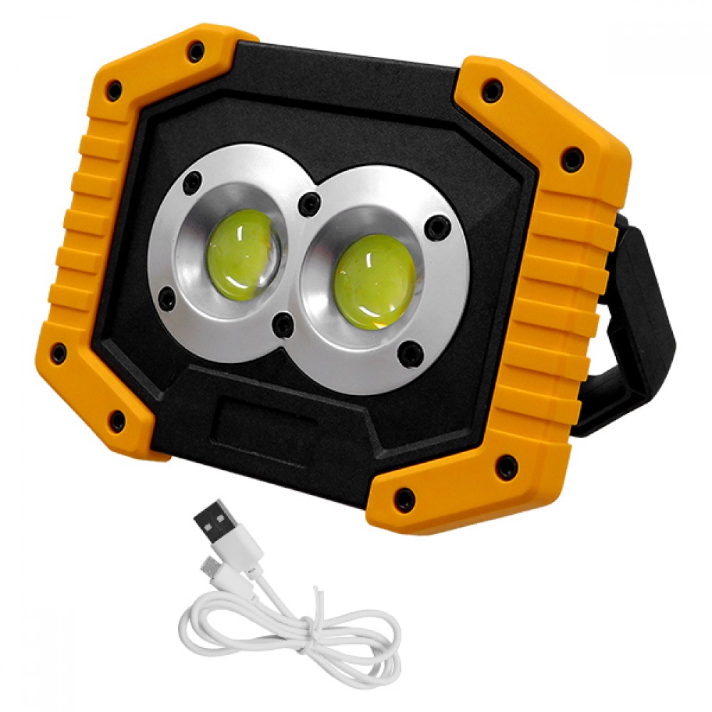 Φορητός Προβολέας Εργασίας 20W LED Αδιάβροχος IP65 Επαναφορτιζόμενος 4 Modes & Power Bank και Καλώδιο Micro USB GloboStar 88948 - 88948 Φορητός Προβολέας Εργασίας 20W LED Αδιάβροχος IP65 Επαναφορτιζόμενος 4 Modes & Power Bank και Καλώδιο Micro USB GloboStar 88948