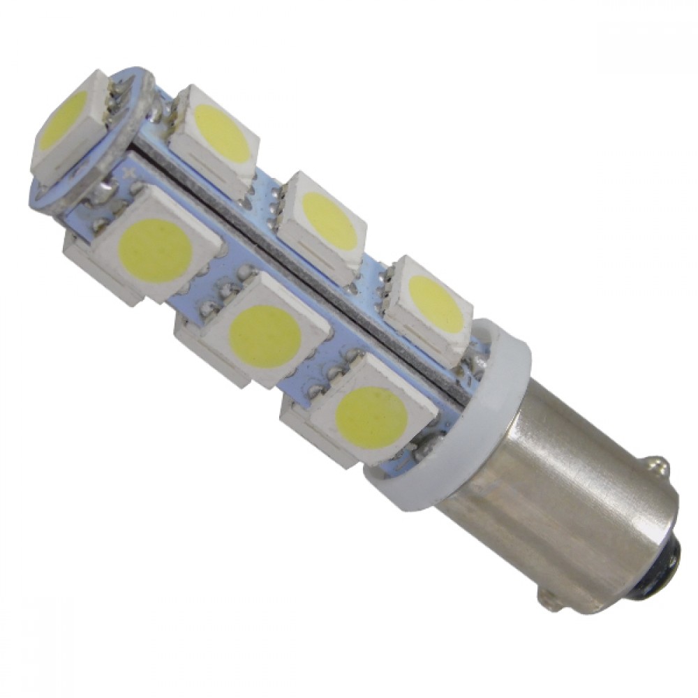 Λαμπτήρας LED Ba9s με 13 SMD 5050 Ψυχρό Λευκό GloboStar 37341 - 37341 Λαμπτήρας LED Ba9s με 13 SMD 5050 Ψυχρό Λευκό GloboStar 37341